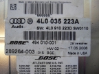 Усилитель магнитолы (акустической системы) Audi Q7 4057